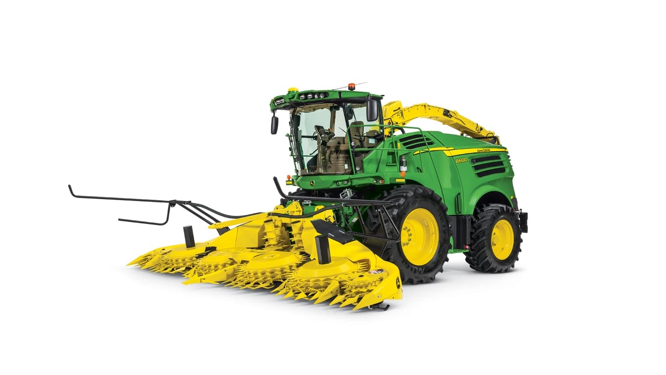 Picadora de forraje John Deere Serie 8000 trabajando